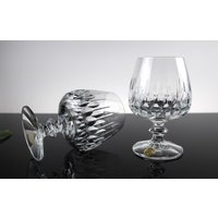 2 Vintage Cognac/Brandy Gläser Edel Bar Cognac-Schwenker 70-Er Jahre Weihnachten von ibkas