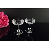 2 Vintage Likör - Gläser Edel Art Deco von ibkas