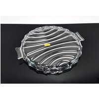 Edle Kuchenplatte Kuchenteller Tortenplatte Aus Kristallglas Glasplatte 70-Er/80-Er Edle Kuchenplatte Kuchenteller Tortenplatte Aus Kristallglas Glasplatte 70-Er/80-Er von ibkas