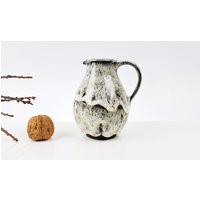 Kleine Vintage Vase Krug Aus Keramik Tischdeko Mid Century Fat Lava Studio von ibkas