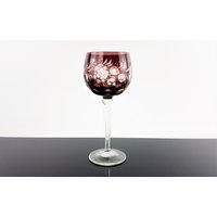 Kristallglas Vintage Weinglas Römer Glas Aus Kristall 70-Er Jahre Bleikristall Bunte Kristallgläser von ibkas