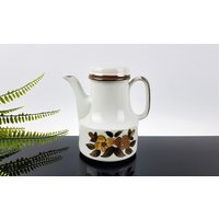 Vintage Kaffeekanne Kanne Teekanne Aus Keramik Handbemalt Folk Mid Century Boho Made in West Germany Shabby Vintage Kaffeekanne Kanne Teekanne Aus Keramik Handbemalt Folk Mid Century Boho Made in West Germany Shabby von ibkas