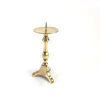Vintage Kerzenständer Kerzenleuchter Kerzenhalter Aus Messing Massiv Boho Deko Leuchter 50-Er /60 - Er Jahre Cottage Mid Century von ibkas