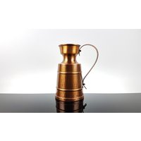 Vintage Kupfer Vase - Krug Mid Century Home Dekor Ibkas West Germany Blumenvase von ibkas