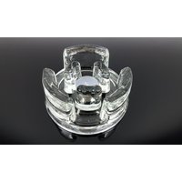 stövchen Kaffeewärmer Teewärmer Aus Eisglas/ Glas Vintage Modern Retro Teelicht Boho Bohemian Shabby Mid Century von ibkas