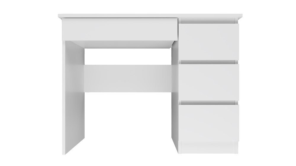 ibonto Computertisch Robuster Schreibtisch mit 4 Schubladen - Ideal für Büro & Wohnzimmer von ibonto