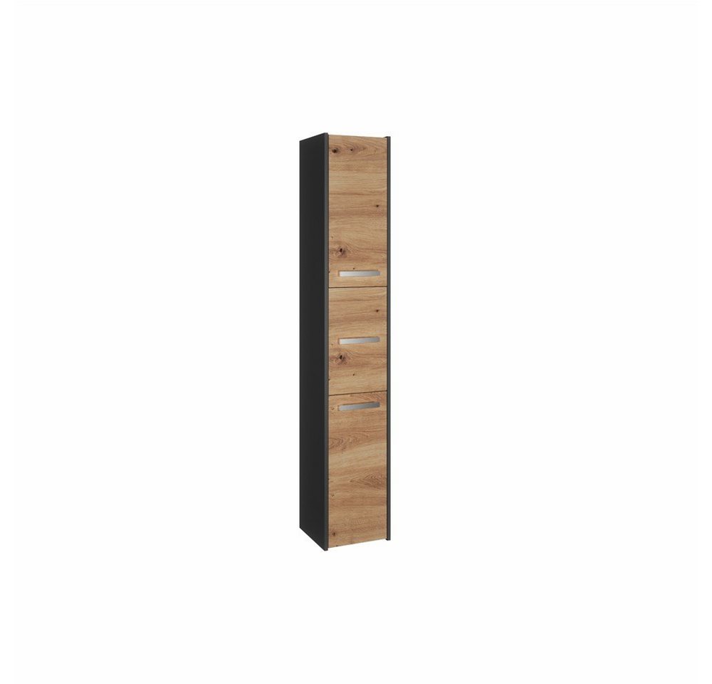 ibonto Hochschrank Badezimmerschrank Eleganter platzsparender Badregal von ibonto