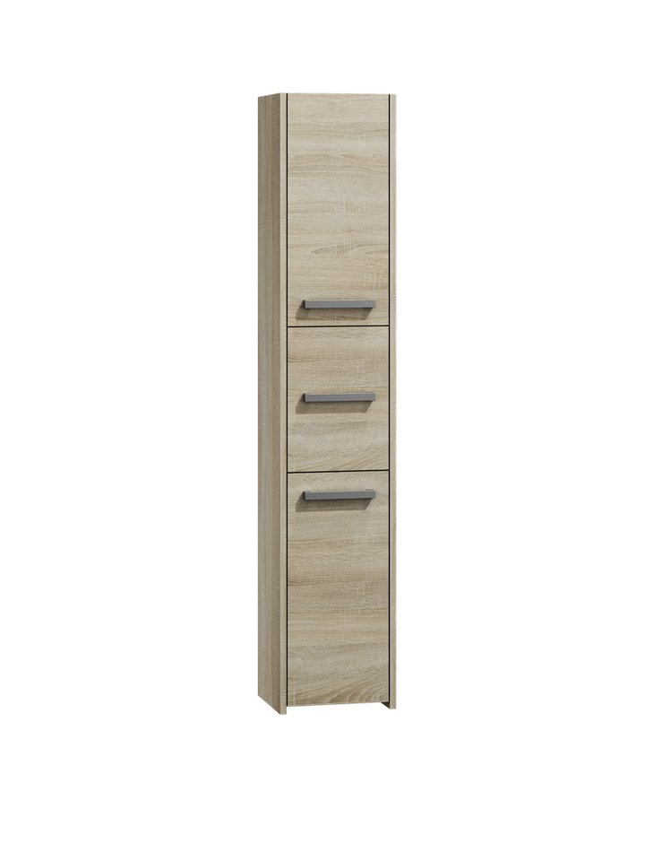 ibonto Hochschrank Badezimmerschrank Eleganter platzsparender Badregal von ibonto