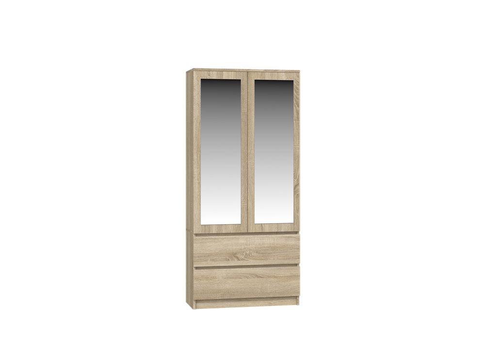 ibonto Kleiderschrank Wäscheschrank Bekleidungsschrank mit 2 Spiegeln Viel Stauraum ibonto Kleiderschrank Wäscheschrank Bekleidungsschrank mit 2 Spiegeln Viel Stauraum von ibonto
