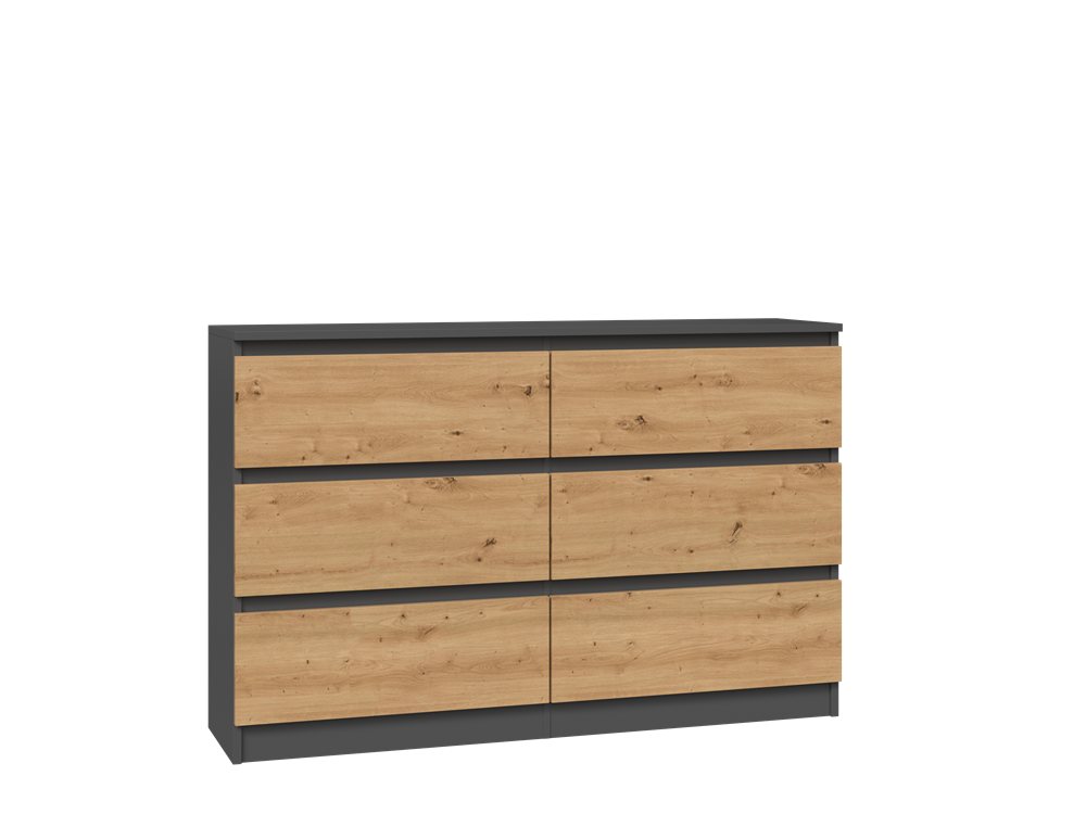 ibonto Kommode Vielseitiges & Stilvolles Sideboard mit Grifflosen Schubladen von ibonto