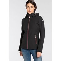 Icepeak Softshelljacke "D SOFTSHELLJACKE BRENHAM", mit Kapuze von icepeak