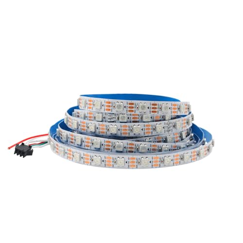5M WS2812B LED-Streifen 5V 60LEDs/m - 300 Pixel, individuell adressierbare RGB IC 5050SMD LEDs - flexibles weiß PCB IP30 - Traumfarbe für DIY-Farbwechselprojekt. 5M WS2812B LED-Streifen 5V 60LEDs/m - 300 Pixel, individuell adressierbare RGB IC 5050SMD LEDs - flexibles weiß PCB IP30 - Traumfarbe für DIY-Farbwechselprojekt. von icever