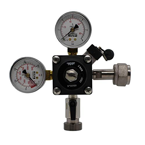 ich-zapfe CO2 Druckminderer für Zapfanlage, Präziser Regler für Bierzapfanlagen, Kohlensäure, mit Manometer, Druckminderer CO2, Hochwertig und Zuverlässig, Perfekt für Bier und Getränke, 1-leitig ich-zapfe CO2 Druckminderer für Zapfanlage, Präziser Regler für Bierzapfanlagen, Kohlensäure, mit Manometer, Druckminderer CO2, Hochwertig und Zuverlässig, Perfekt für Bier und Getränke, 1-leitig von ich-zapfe.de