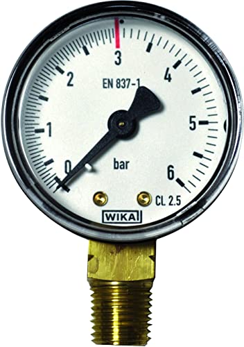 ich-zapfe Arbeitsmanometer, 0-6/3 bar von ich-zapfe