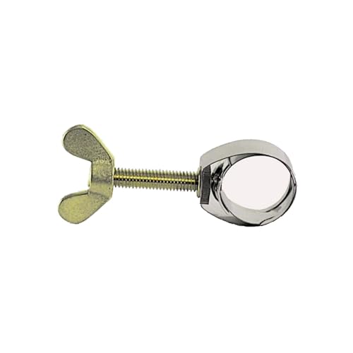 UNEX - Schlauchklemme bis 21mm, CNS, mit Flügelschraube aus Messing von ich-zapfe