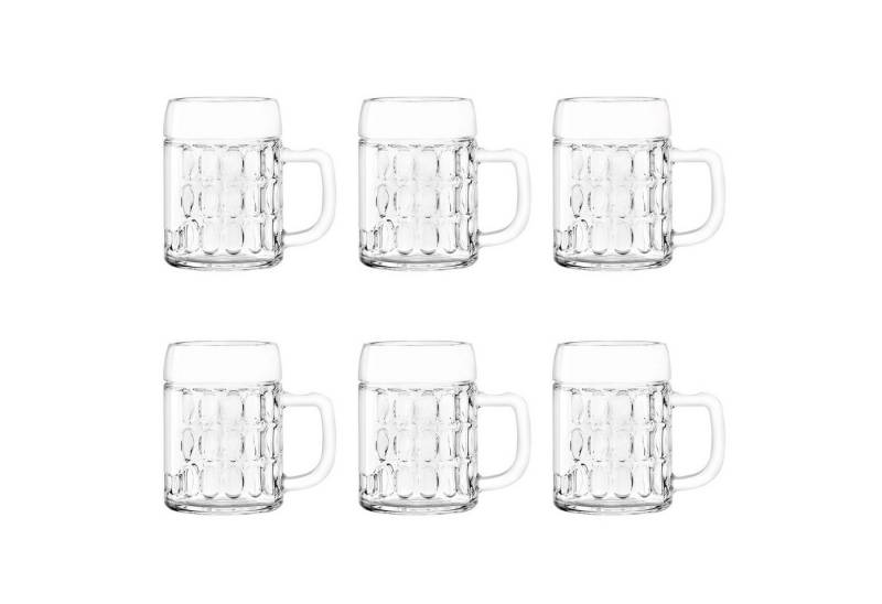ich-zapfe Bierkrug Bierglas, Bierkrug, Maßkrug, Bierseidel 6er Set Biergläser, Kaiser -, 0,5 Liter von ich-zapfe