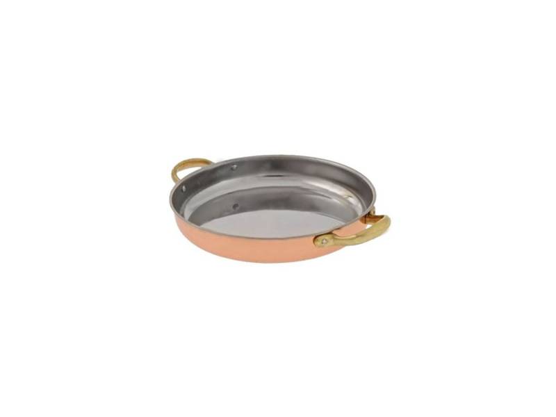 ich-zapfe Bratpfanne Kupferpfanne Mit Griffen, 16 cm von ich-zapfe