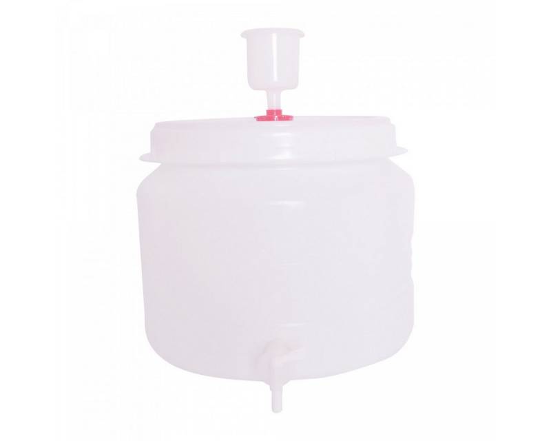 ich-zapfe Fermentationsglas Kunststofffass 30L - mit Gärspund and Zapfhahn von ich-zapfe