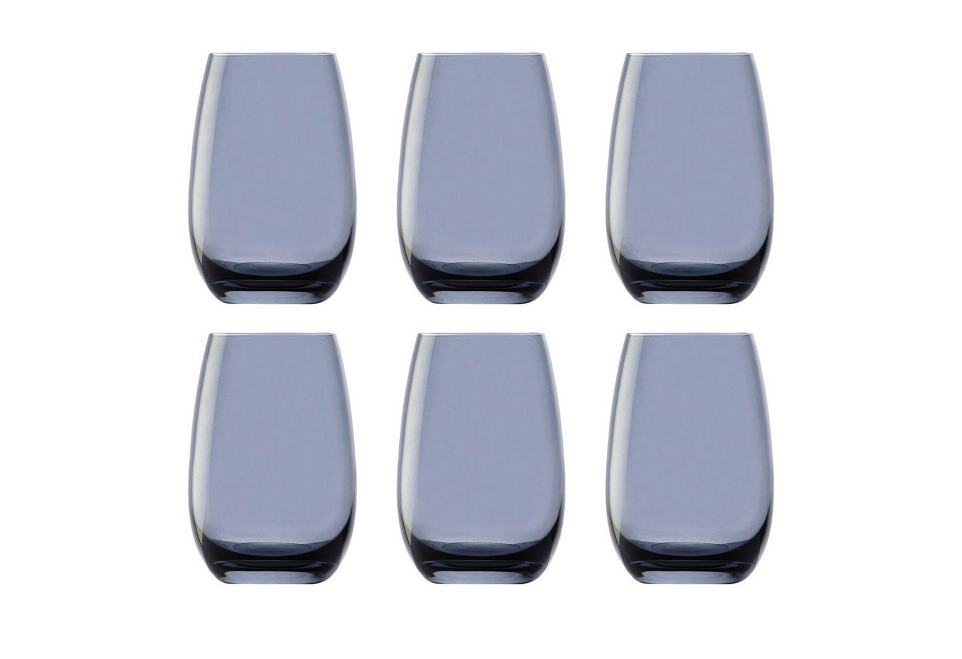 ich-zapfe Glas Farbige Trinkgläser ELEMENTS 6er-Set, Blaugrau, 335 ml ich-zapfe Glas Farbige Trinkgläser ELEMENTS 6er-Set, Blaugrau, 335 ml von ich-zapfe