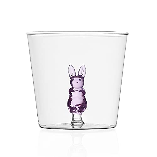 Ichendorf 0.09352375 Tumbler Kaninchen rosa, Glas von Ichendorf Milano