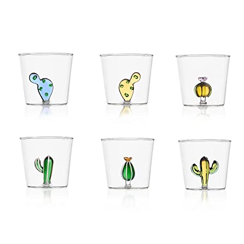 Ichendorf Desert Plants Bicchiere Tumbler 35 Cl Set 6 Pz Colori Assortiti von Ichendorf Milano