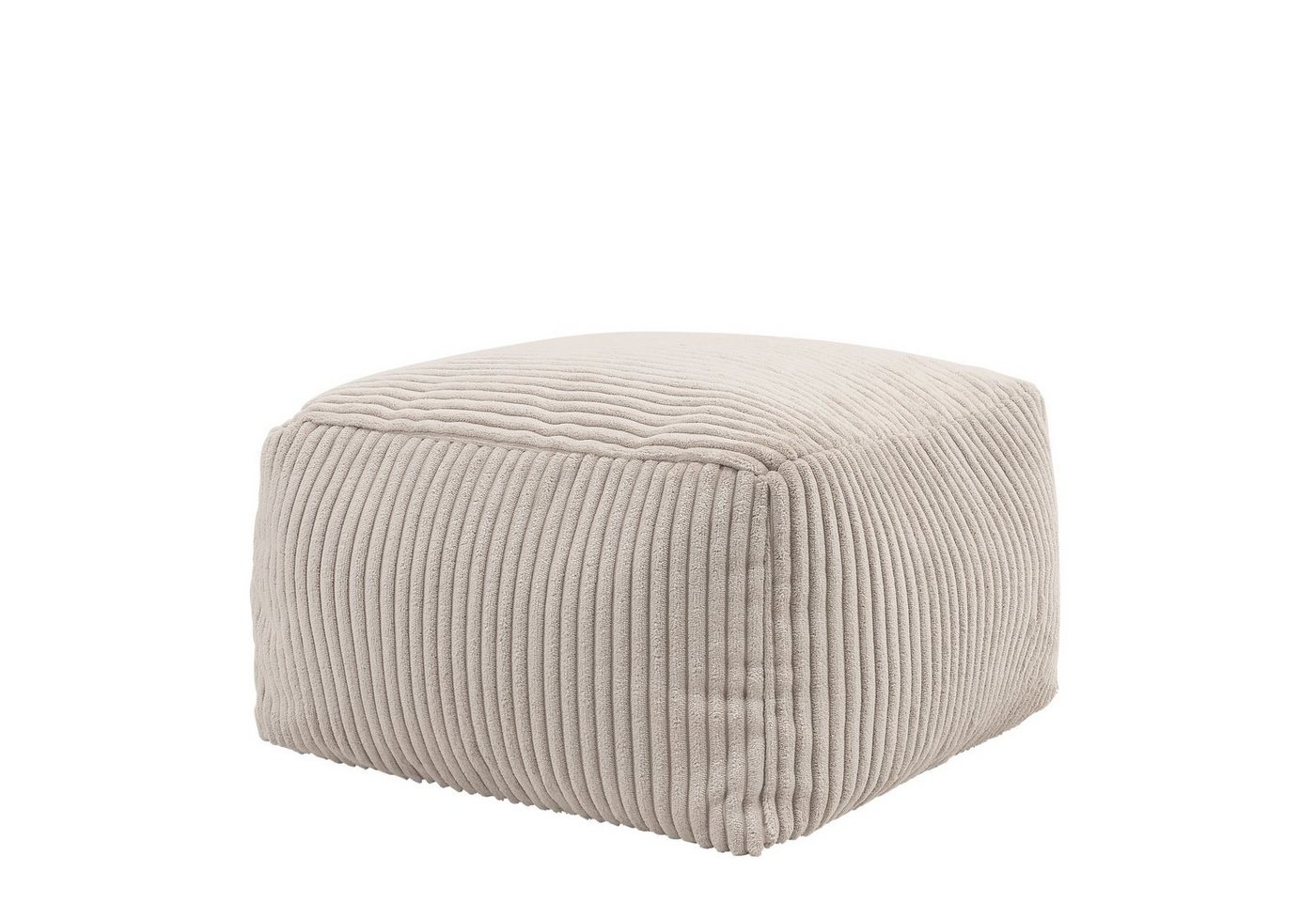 icon Pouf Sitzpouf aus Cord „Theo“ von icon