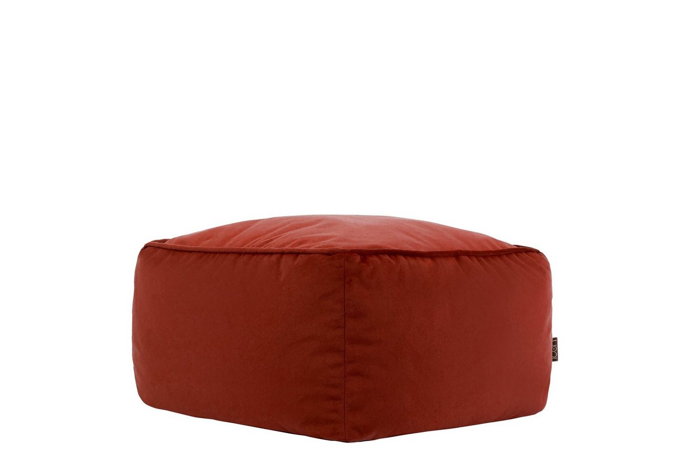 icon Pouf Sitzpouf aus Plüschsamt „Amara“ von icon