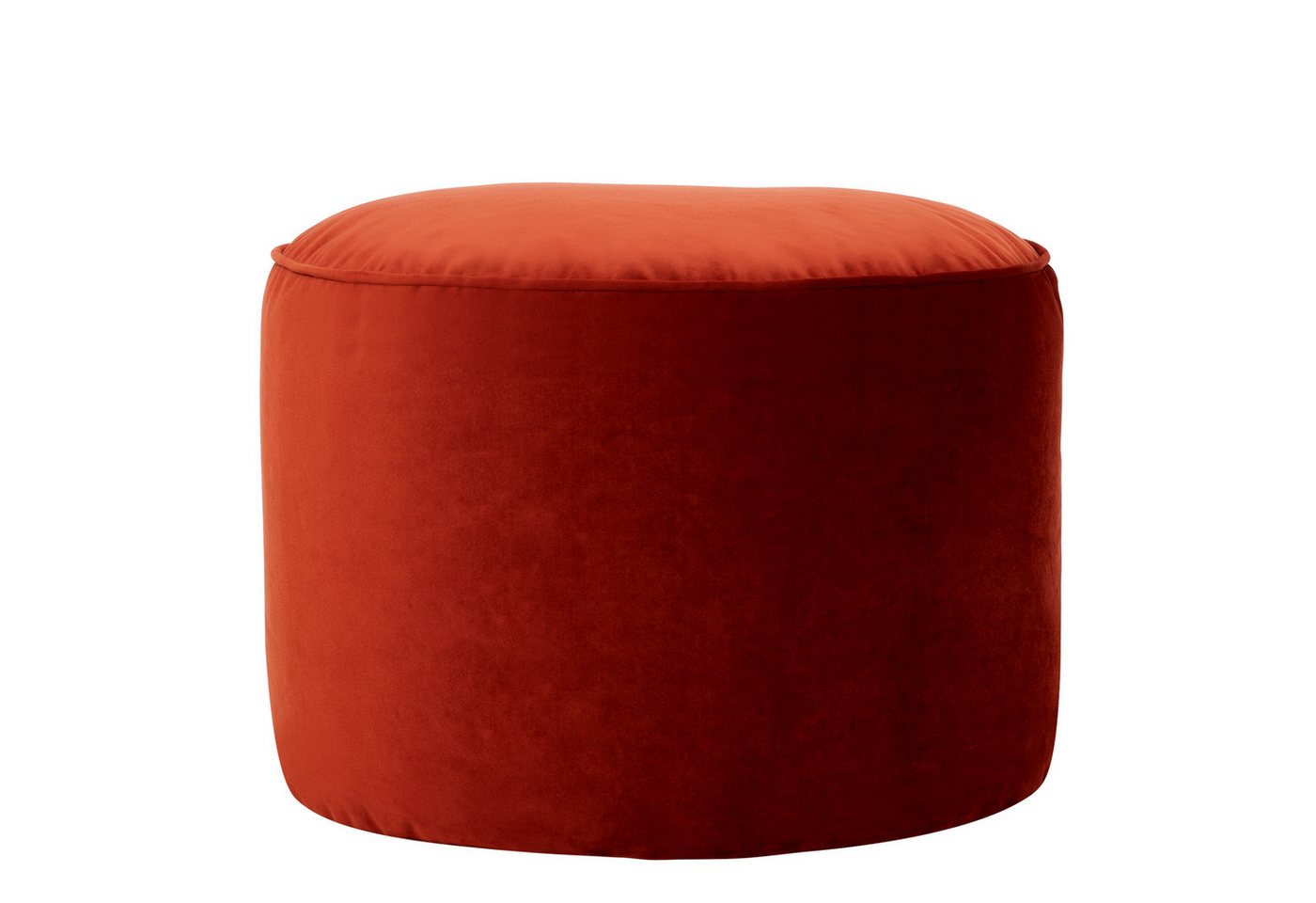 icon Pouf Sitzpouf aus Plüschsamt „Milano“ von icon