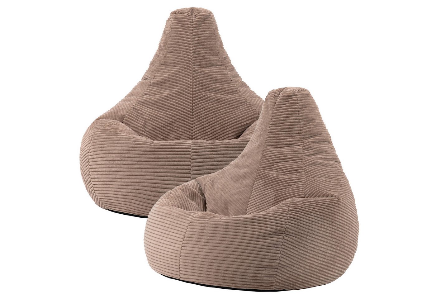 icon Sitzsack 2er Set Sessel mit Liege aus Cord „Dalton“, Sitzsack XXL Gaming Sitzsack, Made in Germany, für Erwachsene & Kinder icon Sitzsack 2er Set Sessel mit Liege aus Cord „Dalton“, Sitzsack XXL Gaming Sitzsack, Made in Germany, für Erwachsene & Kinder von icon