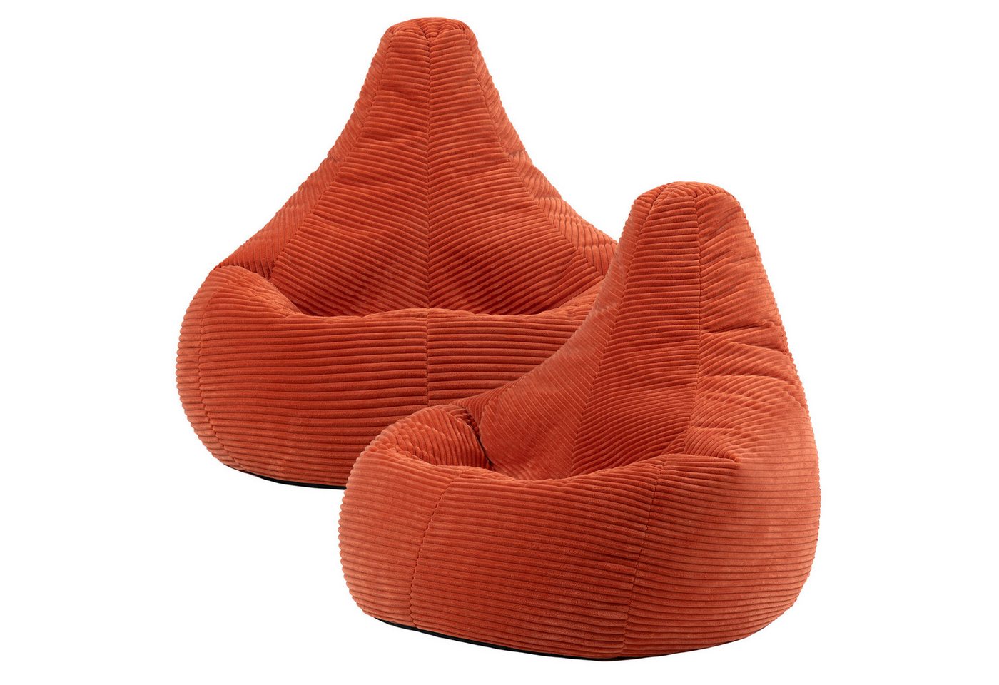 icon Sitzsack 2er Set Sessel mit Liege aus Cord „Dalton“, Sitzsack XXL Gaming Sitzsack, Made in Germany, für Erwachsene & Kinder icon Sitzsack 2er Set Sessel mit Liege aus Cord „Dalton“, Sitzsack XXL Gaming Sitzsack, Made in Germany, für Erwachsene & Kinder von icon