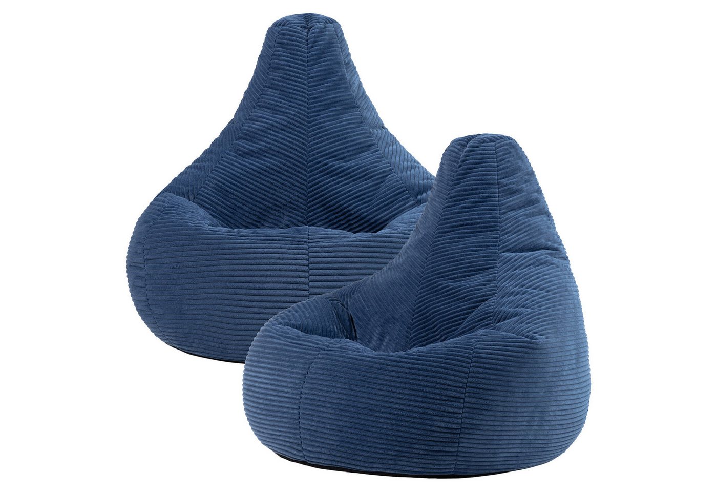icon Sitzsack 2er Set Sessel mit Liege aus Cord „Dalton“, Sitzsack XXL Gaming Sitzsack, Made in Germany, für Erwachsene & Kinder icon Sitzsack 2er Set Sessel mit Liege aus Cord „Dalton“, Sitzsack XXL Gaming Sitzsack, Made in Germany, für Erwachsene & Kinder von icon