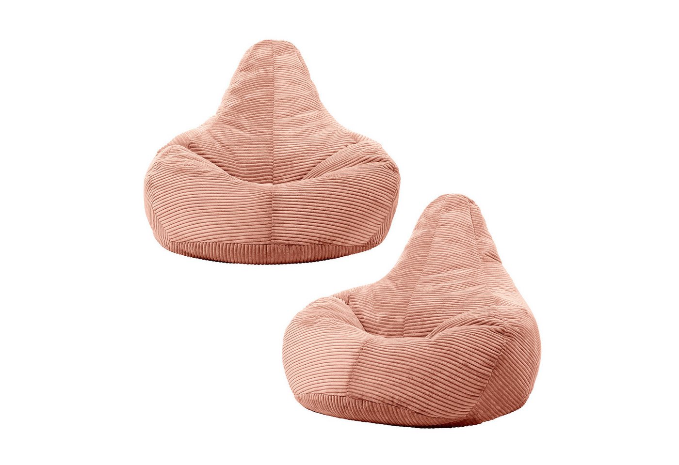 icon Sitzsack 2er Set Sitzsack Sessel mit Liege aus Cord „Dalton“, Made in Germany, für Erwachsene & Kinder icon Sitzsack 2er Set Sitzsack Sessel mit Liege aus Cord „Dalton“, Made in Germany, für Erwachsene & Kinder von icon