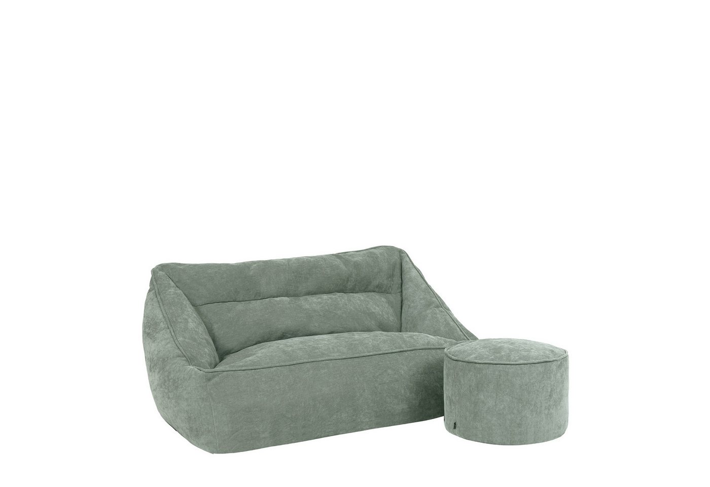 icon Sitzsack Sitzsack Sofa aus Chenille „Cecilia" mit Sitzpouf „Milano", Made in Germany, für Erwachsene, XXL Sitzsack icon Sitzsack Sitzsack Sofa aus Chenille „Cecilia" mit Sitzpouf „Milano", Made in Germany, für Erwachsene, XXL Sitzsack von icon