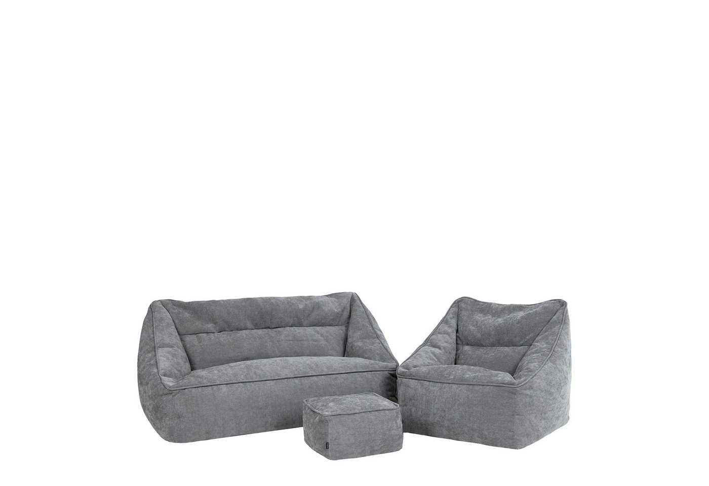 icon Sitzsack Sitzsack Sofa aus Chenille „Cecilia" mit Sitzsack und Sitzpouf, Made in Germany, für Erwachsene, XXL Sitzsack icon Sitzsack Sitzsack Sofa aus Chenille „Cecilia" mit Sitzsack und Sitzpouf, Made in Germany, für Erwachsene, XXL Sitzsack von icon