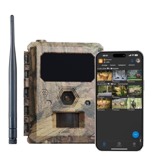 ICU CLOM EasyCam Outdoor Wildkamera – 50° Erfassungswinkel, 16GB SD-Karte, 4G/LTE Verbindung, Bewegungsmelder & App-Steuerung für Jagd & Überwachung ICU CLOM EasyCam Outdoor Wildkamera – 50° Erfassungswinkel, 16GB SD-Karte, 4G/LTE Verbindung, Bewegungsmelder & App-Steuerung für Jagd & Überwachung von icuserver