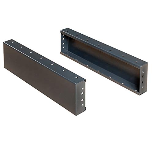 Argenta Plus Seitendeckel für Schrank, BIG-FSC-ENL, 2 Stück, laminierter Stahl, 5,5 x 100 x 20 cm, schwarz (TLZCL20100) von ide