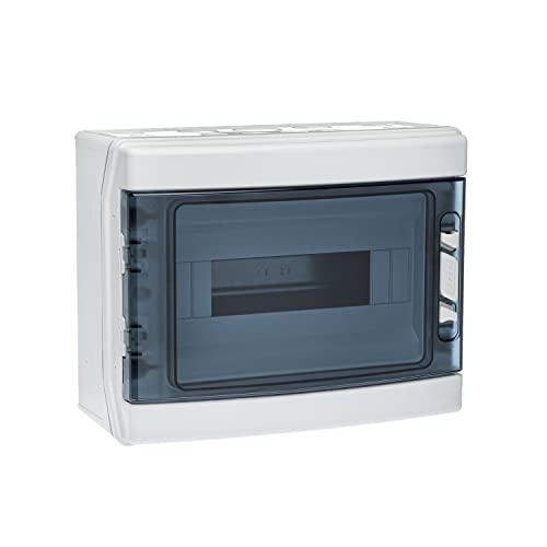 IDE CDN12PT IP65 Verteilerkasten, wasserdicht, ABS, versiegelbar, Grau, 246 mm x 310 mm x 148 mm von IDE