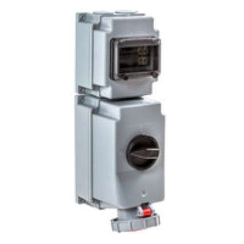 IDE Mundial Base-DIN-Schiene IP55 2-polig + Erde 220 V 63 A 6h von IDE