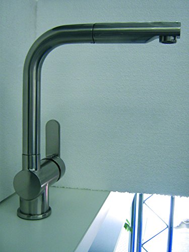 Küchenarmatur PURISTIC 2 DESIGN, Chrom Hochdruck von idealShopping GmbH