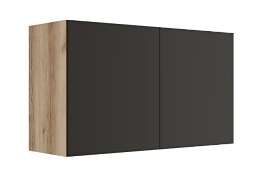 idealShopping GmbH Küchen Hängeschrank Noah O106-0+ in anthrazit 100 cm breit idealShopping GmbH Küchen Hängeschrank Noah O106-0+ in anthrazit 100 cm breit von idealShopping GmbH