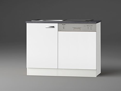 idealShopping GmbH Spülenschrank-Set mit Arbeitsplatte SPGSSET-9 in weiß glänzend idealShopping GmbH Spülenschrank-Set mit Arbeitsplatte SPGSSET-9 in weiß glänzend von idealShopping GmbH