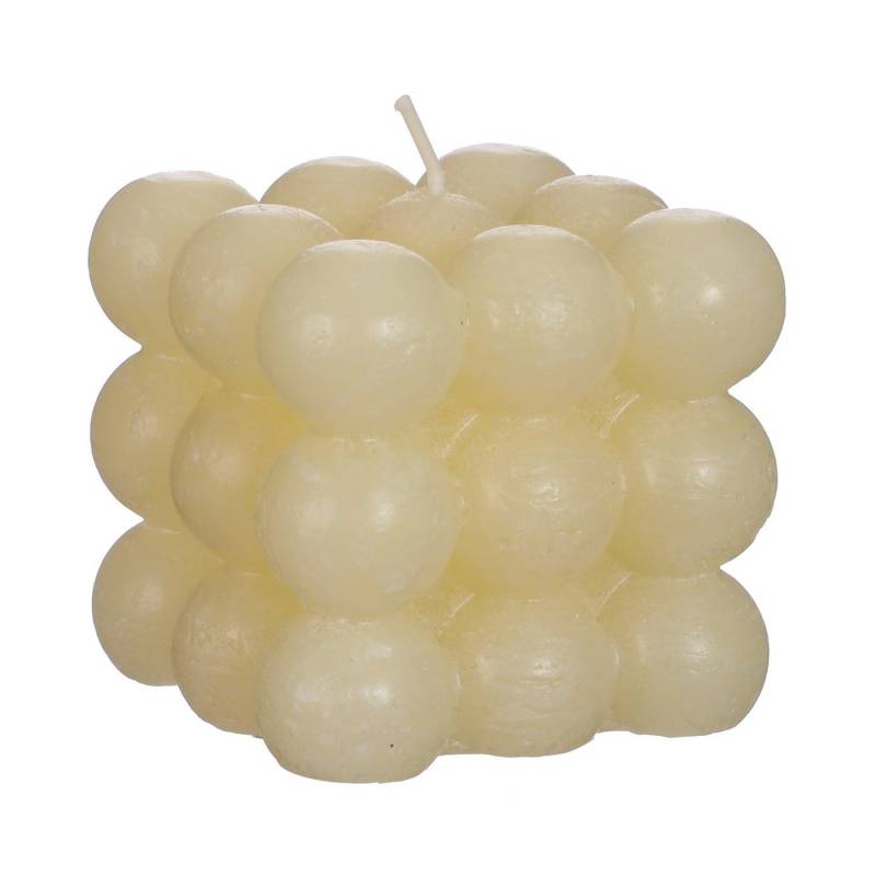 ideas 4 seasons Formkerze Bubble Candle, Dekokerze 8 x 8 cm von ideas 4 seasons