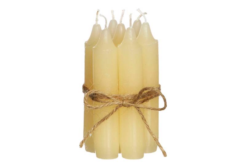 ideas 4 seasons Spitzkerze Stabkerze 7er Set, Rustikale Tafelkerze, 11 x 2cm von ideas 4 seasons