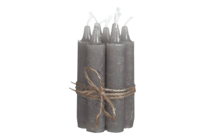 ideas 4 seasons Spitzkerze Stabkerze 7er Set, Rustikale Tafelkerze, 11 x 2cm von ideas 4 seasons