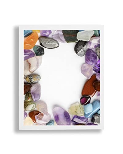 arte-tuo Bilderrahmen Opal X | 23x31 cm | Weiß matt | Antireflex Kunstglas | Poster Puzzle Diamond Painting Drucke von arte-tuo