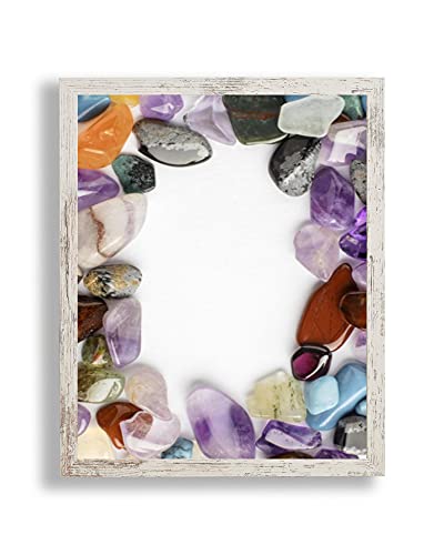 arte-tuo Bilderrahmen Opal X | 80x100 cm | Beige White Vintage | Antireflex Kunstglas | Poster Puzzle Diamond Painting Drucke von arte-tuo