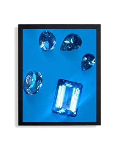 Bilderrahmen Topas N | 60x120 cm | Schwarz matt | Kunstglas klar | Poster Puzzle Diamond Painting von ideenwelt24