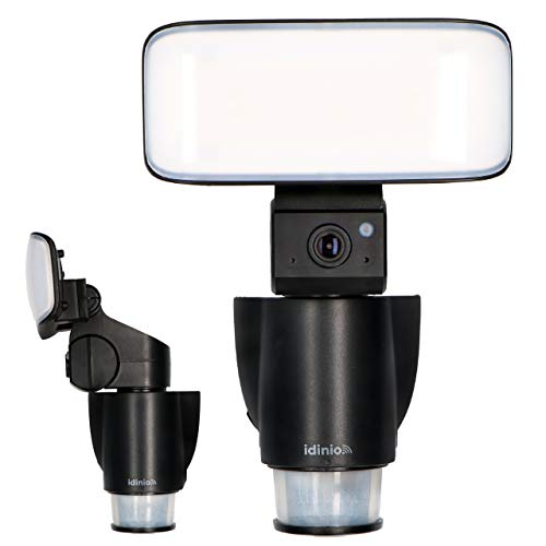 idinio WiFi LED-Strahler mit Bewegungsverfolgung und Full-HD-Kamera Lichtfarbe einstellbar von idinio