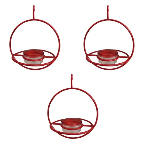 idqwsswt 3 Paket/los Rot Metall Hummingbird Feeder Zieht Vögel Mit Lebendige Farbe Und Langlebig Hummingbird Ernährung Fütterung Gerät, Rot idqwsswt 3 Paket/los Rot Metall Hummingbird Feeder Zieht Vögel Mit Lebendige Farbe Und Langlebig Hummingbird Ernährung Fütterung Gerät, Rot von idqwsswt