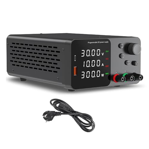 idqwsswt Einstellbares 120 V 10 A Netzteil. Vielseitige Stromversorgungslösung für Heimwerkerprojekte. Einstellbare Ausgangsspannung. Großer Spannungsbereich, TPS305 (30 V, 5 A) von idqwsswt